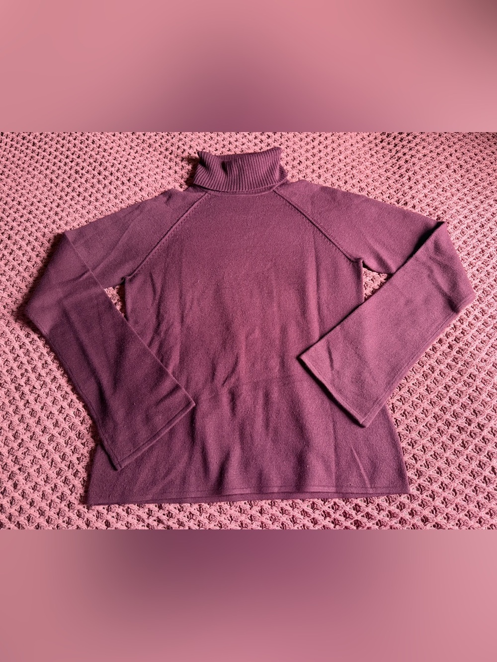 Takeout Plum Turtleneck Sweater